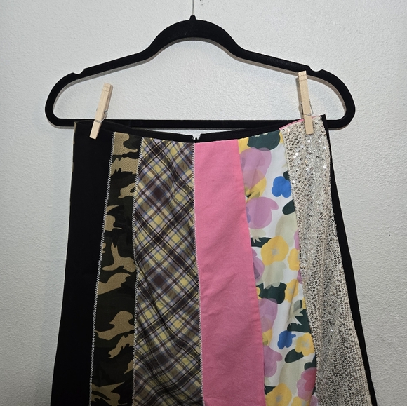 AUBRUINO Upcycled Skirt Medium NWT - Picture 4 of 16